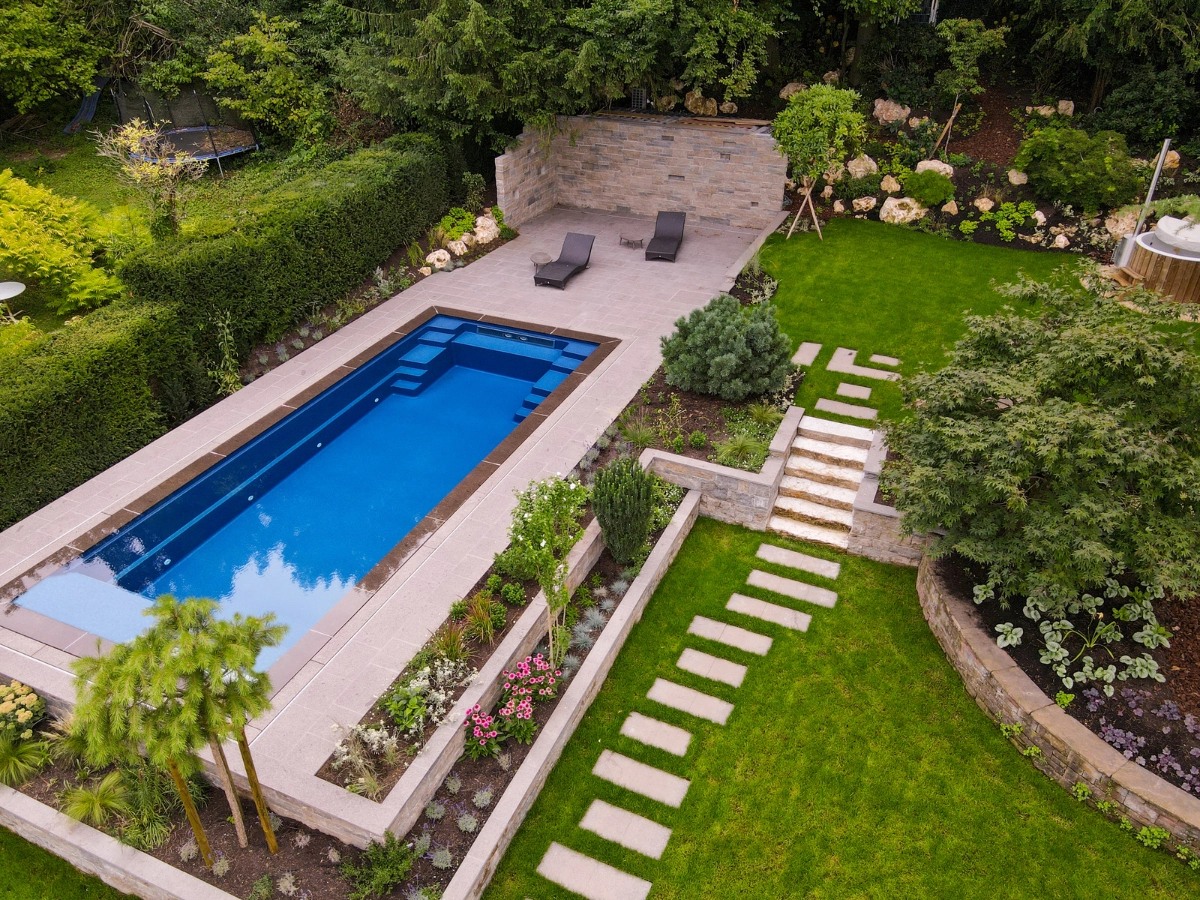 Family Backyard Pool