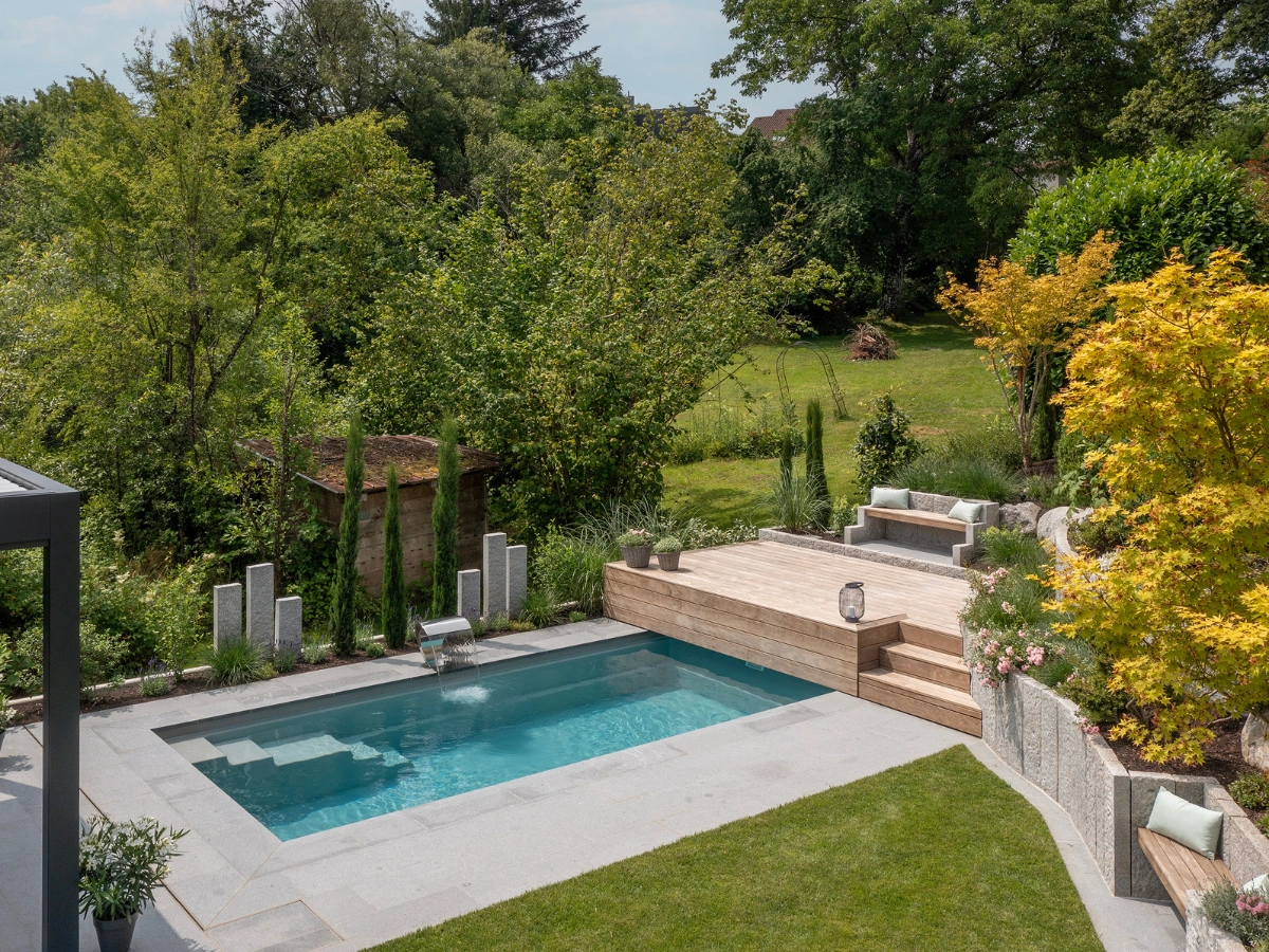 Hillside Garden Pool